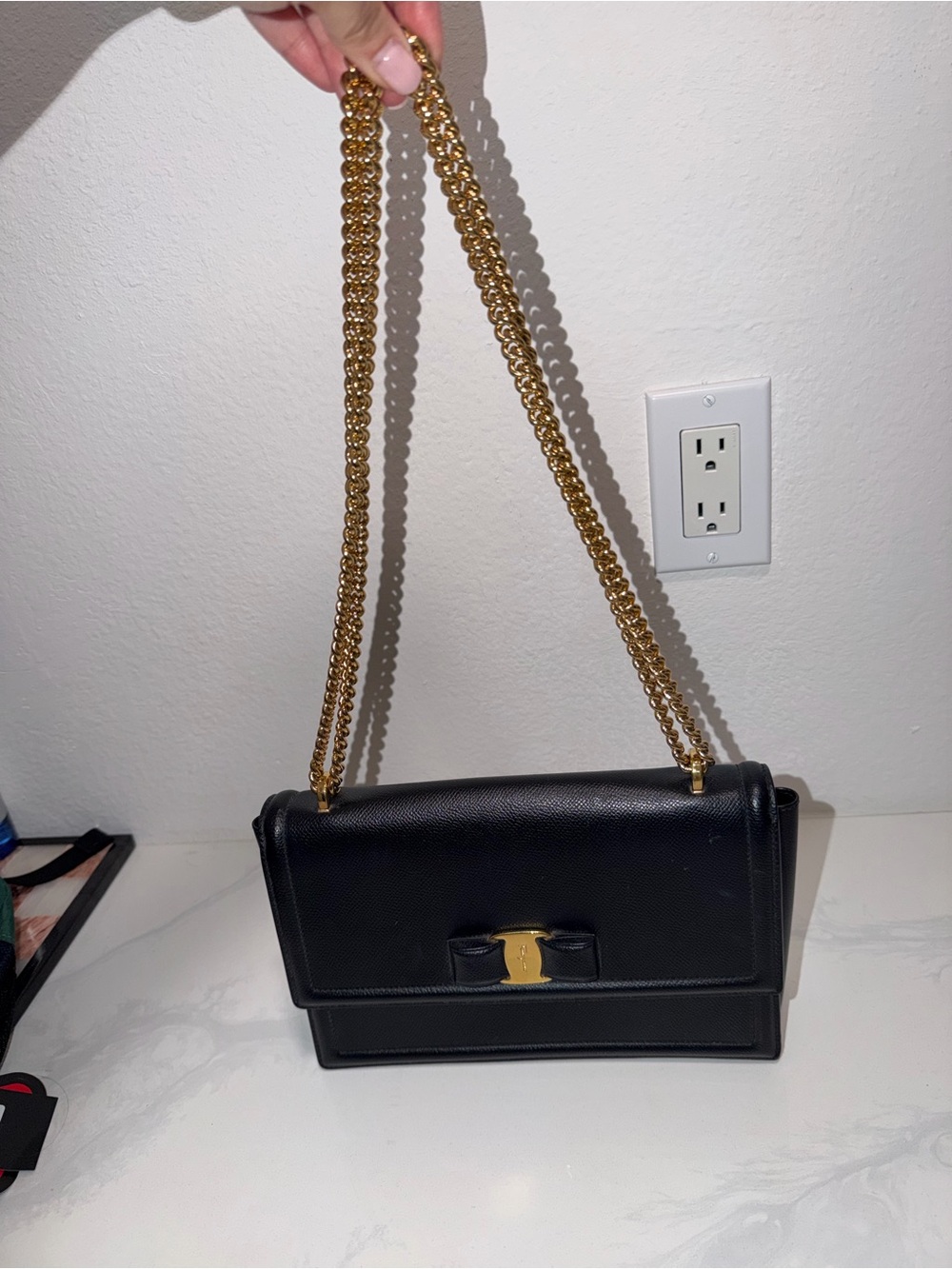 Ferragamo Leather Crossbody Bag
